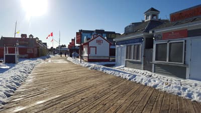 Lokalitäten am Hafen von Halifax