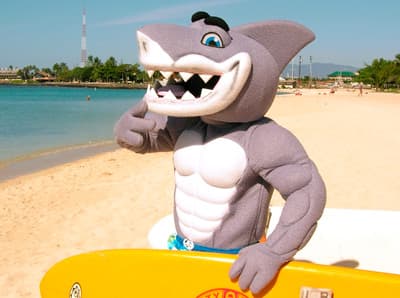 Sharky, Maskottchen der Hawaii Pacific University