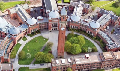Campus der University of Birmingham