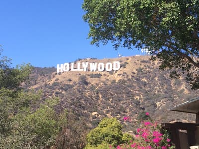 Hollywood Sign in Los Angeles (USA)