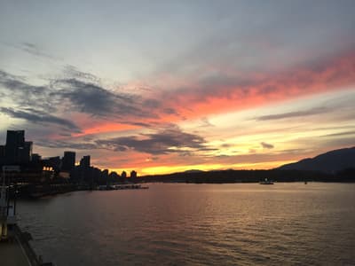 Sonnenuntergang in Vancouver
