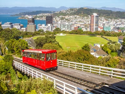 Ein Cable Car in Wellington