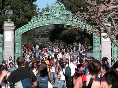 Campus der UC Berkeley im Summer