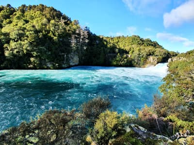 Die Huka Falls in Neuseeland