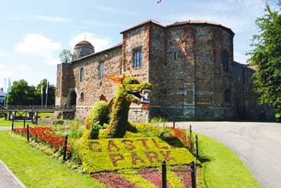 Der Castle Park in Colchester