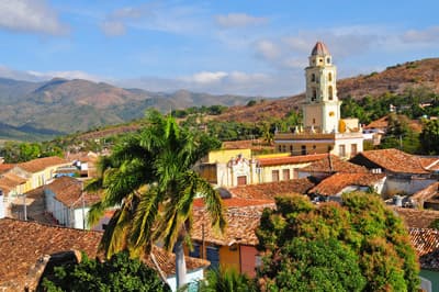 Blick auf die Altstadt von Trinidad de Cuba 