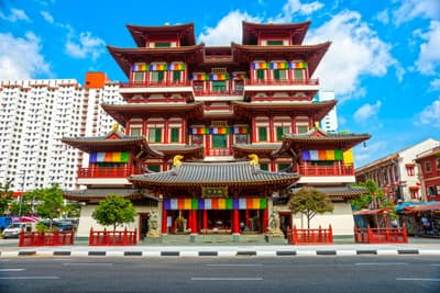 Buddha Tooth Relic Temple in Singapur