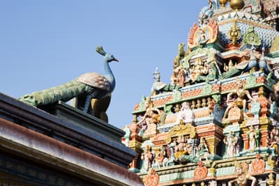 Kapaliswarar-Tempel in Mylapore (Indien)