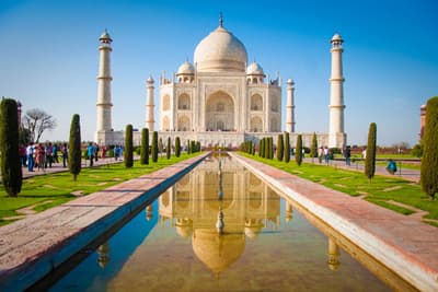 Der Taj Mahal in Indien