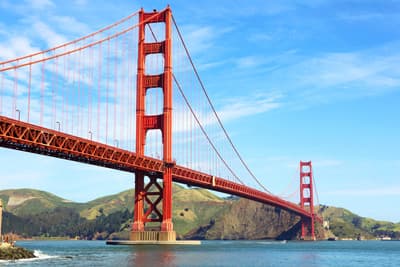 Die Golden Gate Bridge in San Francisco (USA)