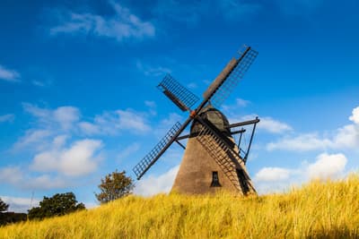 Windmühle in Skagen (Dänemark)