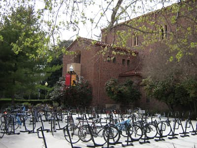 Fahrräder an der California State University (USA)