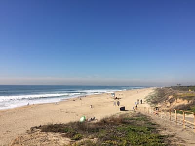Der lange Strand von Long Beach