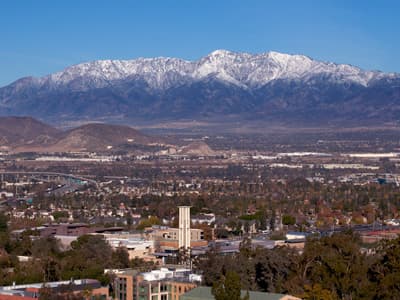 Panoramablick auf die UC Riverside.