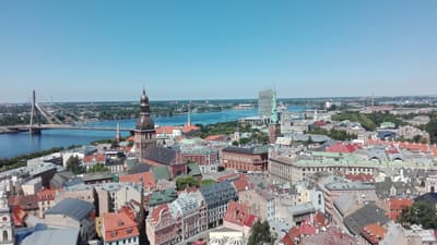Blick auf Riga (Lettland)
