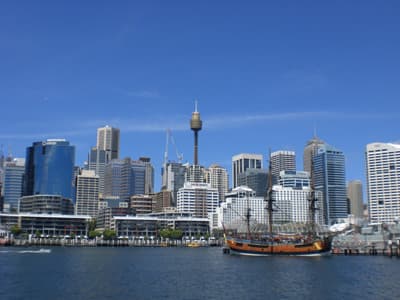 Panoramablick auf Sydney Harbour