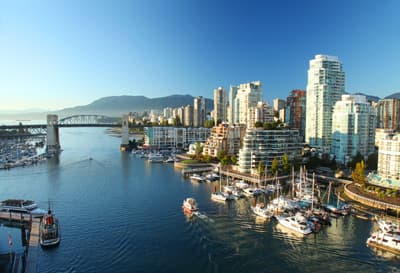 Die kanadische Stadt Vancouver