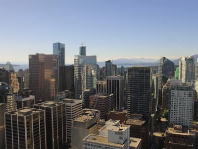 Panoramablick über Vancouver