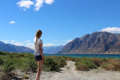 Gap-Year-Studentin in Neuseeland