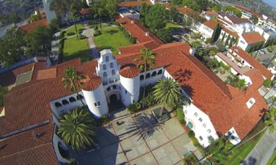 Der Campus der San Diego State University von oben