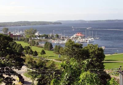 Lake Champlain im Bundesstaat Vermont