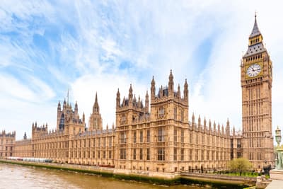 Britisches Parlament und Big Ben in London
