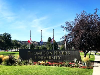 Campus der Thompson Rivers University