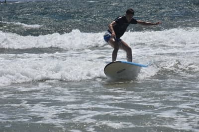Student beim Surfen