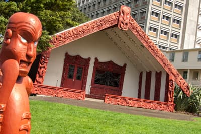 Maori-Stätte an der University of Auckland