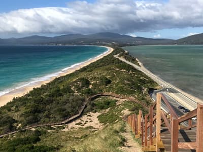 Aussichtsbild von Tasmanien