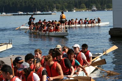 Wassersport an der Victoria Island University in Kanada