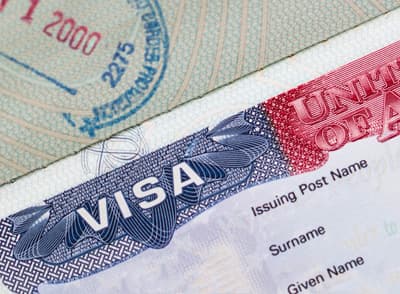 Visum für die USA in einem europäischen Reisepass