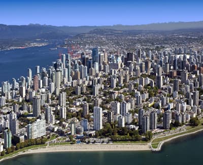 Skyline von Vancouver in Kanada