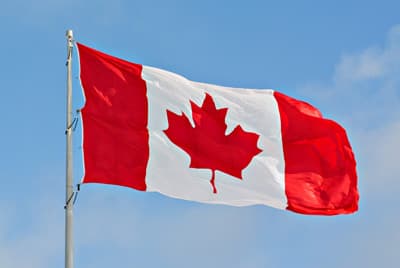 Nationalflagge von Kanada
