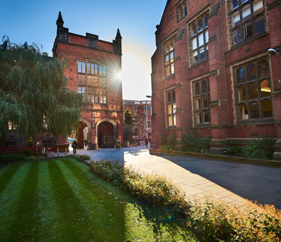 Der Campus der Newcastle University 