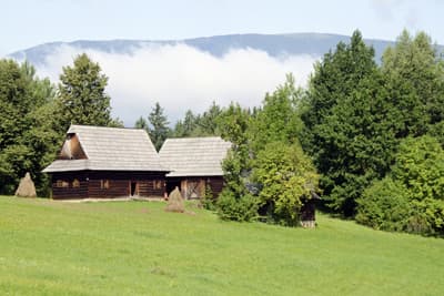 Holzhaus der Kysuce Region (Martin, Slowakei)
