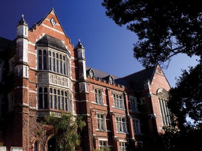 Historisches Hunter Building der Victoria University of Wellington (Neuseeland)