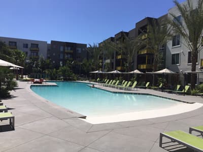 Privat geführte Apartmentanlage in der College Area in San Diego (USA) mit Pool