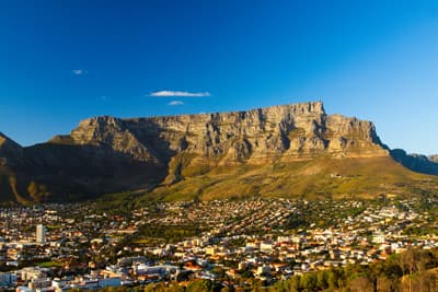 Der Tafelberg in Kapstadt (Südafrika)