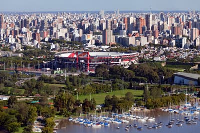 Die Skyline von Buenos Aires (Argentinien)